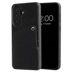 Selencia Coque Riva avec porte-cartes Samsung Galaxy A57 (5G) - Noir