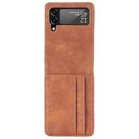 imoshion Étui de télephone portefeuille Luxe Samsung Galaxy Z Flip 4 - Marron