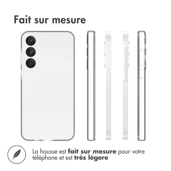 Accezz Coque Clear Samsung Galaxy A55 - Transparent