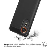 imoshion Coque Brushed Samsung Galaxy Xcover 7 - Noir