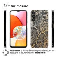 imoshion Coque Design Samsung Galaxy A14 (5G/4G) - Golden Leaves