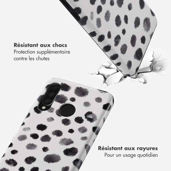 Selencia Coque arrière Vivid Huawei P30 Lite - Trendy Leopard