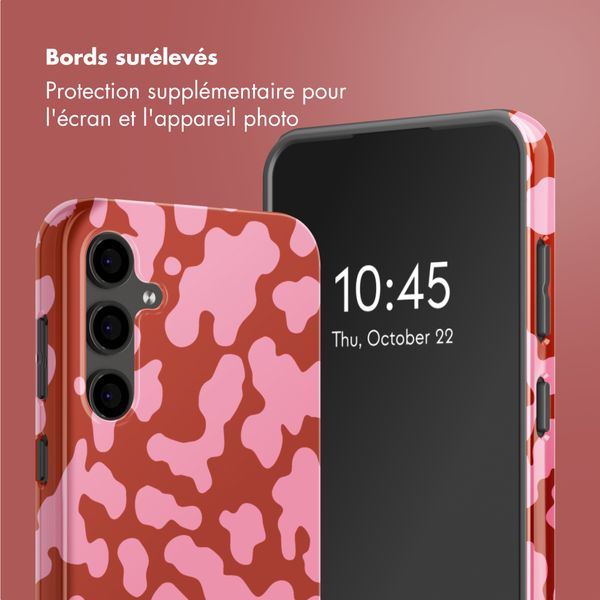 Selencia Coque arrière Vivid Samsung Galaxy S24 FE - Moo’d Blush Pink