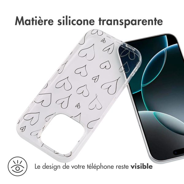 imoshion Coque Design Apple iPhone 16 Pro - Hearts