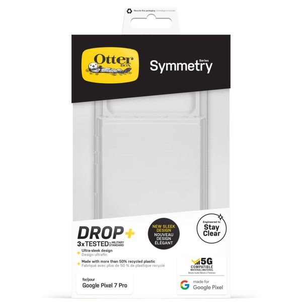 OtterBox Coque Symmetry Clear Google Pixel 7 Pro - Transparent