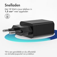 imoshion Adaptateur secteur 18 watts | USB-A - Noir