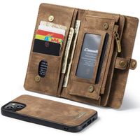 CaseMe Etui de téléphone de luxe en cuir deux iPhone 13