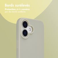 imoshion Coque Couleur Apple iPhone 16 - Gris