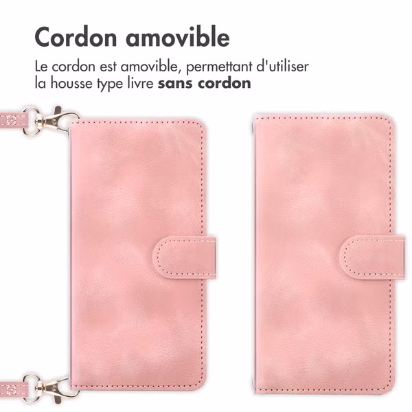imoshion Etui de télephone portefeuille avec cordon Xiaomi Redmi Note 15 Pro (4G) - Rose