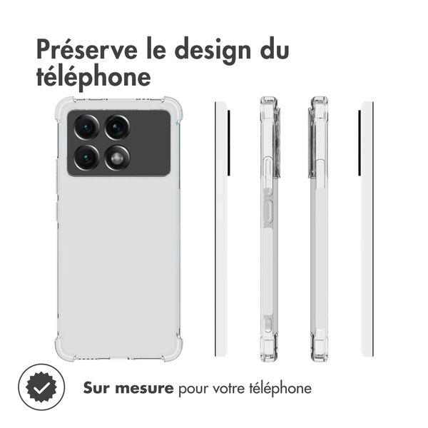 imoshion Coque antichoc Xiaomi Poco X6 Pro - Transparent