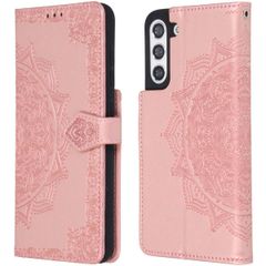 imoshion Etui de télephone Mandala Samsung Galaxy S21 FE - Rose Doré