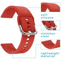 imoshion Bracelet silicone Samsung Galaxy Watch 4 / 5 / 6 / 7 / FE (20 mm) - Rouge