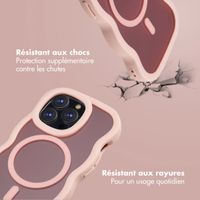 Selencia Coque arrière Wavy avec MagSafe Apple iPhone 13 Pro - Soft Pink