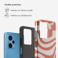 Selencia Coque arrière Vivid Tough Xiaomi Redmi Note 12 Pro - Dream Swirl Orange