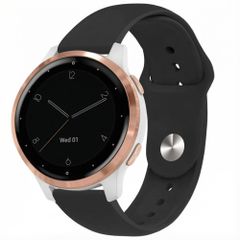 imoshion Bracelet sport en silicone  - Connexion universelle 18 mm - Noir