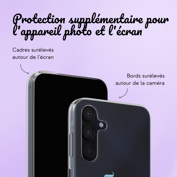 Coque personnalisée avec un nom Samsung Galaxy A15 - Transparent