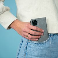 imoshion Étui de télephone portefeuille de luxe Samsung Galaxy S21 - Gris