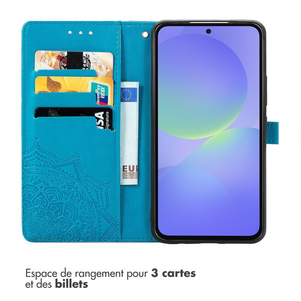 imoshion Etui de télephone Mandala Samsung Galaxy A57 (5G) - Turquoise