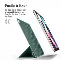 imoshion Magnetic etui de téléphone portefeuille Apple iPad Air 13 pouces (2025) M3 / (2024) M2 - Vert foncé