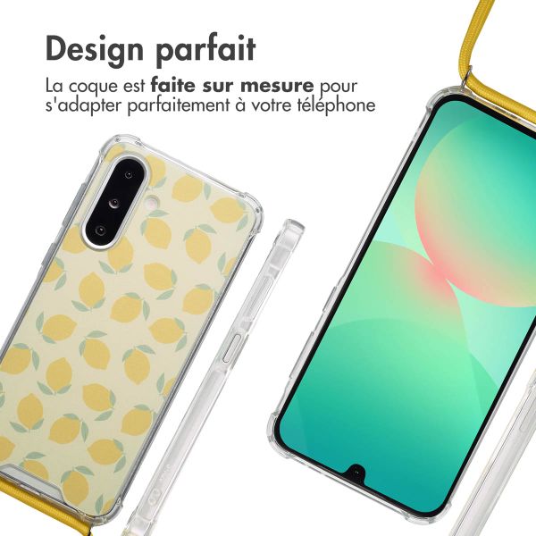 imoshion Coque Design avec cordon Samsung Galaxy A26 - Citrus Dream