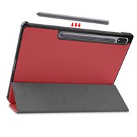 imoshion Coque tablette Trifold Samsung Galaxy Tab S8 Plus / S7 Plus / S7 FE 5G - Rouge