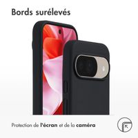 Accezz Coque Liquid Silicone Google Pixel 10 / 10 Pro - Noir