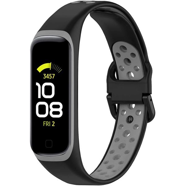 imoshion Bracelet sportif en silicone Samsung Galaxy Fit 2 - Noir / Gris