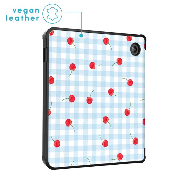 imoshion Étui de liseuse portefeuille design Pliable Kobo Libra Colour - Cherry Check