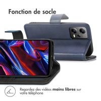imoshion Étui de télephone portefeuille Xiaomi Poco X5 5G - Bleu foncé