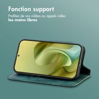 imoshion Étui de téléphone portefeuille Slim Motorola Moto G86 - Vert