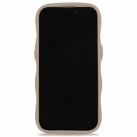 Holdit Coque Wavy iPhone 15 Pro Max - Mocha Brown / Transparent