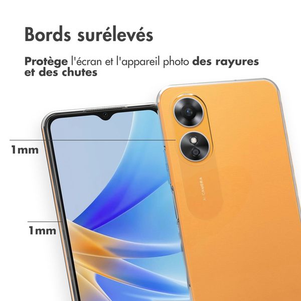 Accezz Coque Clear Oppo A17 - Transparent