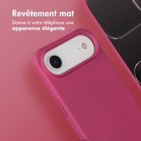 imoshion Coque arrière Color avec cordon amovible et MagSafe Apple iPhone Air - Raspberry