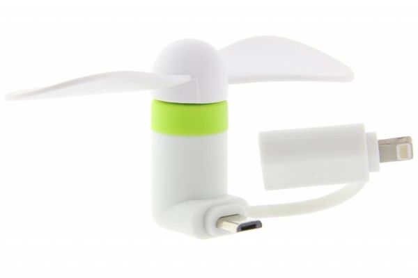 Ventilateur pour smartphone Micro-USB / Lightning