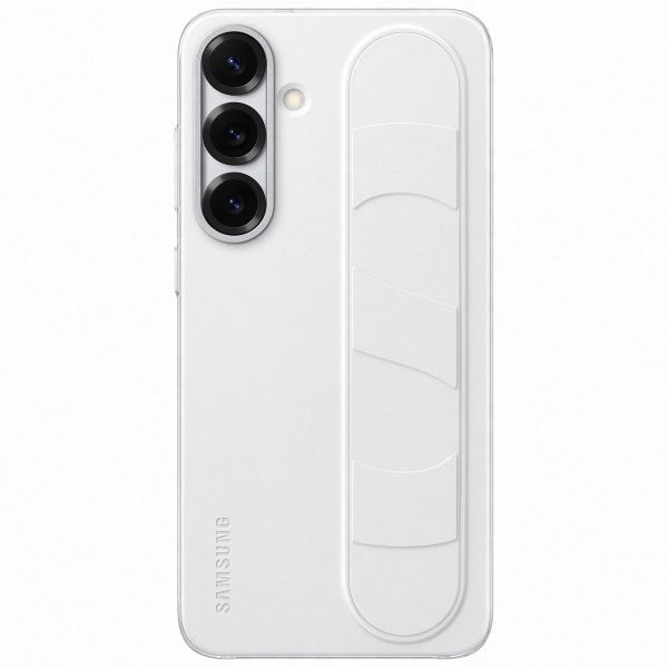 Samsung Coque arrière originale Standing Grip Samsung Galaxy S25 Plus - Blanc