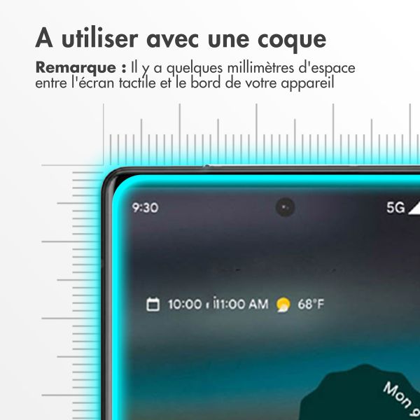 Accezz Protection d'écran en verre trempé Google Pixel 6a