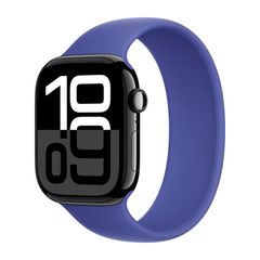Apple Bracelet Boucle unique en Silicone Apple Watch | 44/45/46/49 mm - Taille 5 - Ultramarine