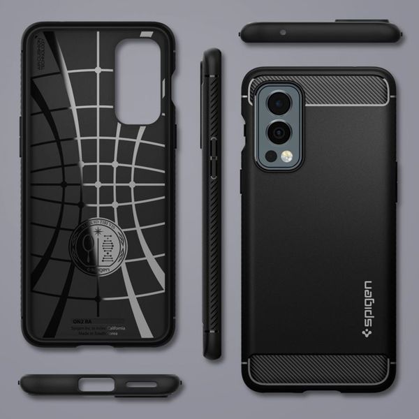 Spigen Coque Rugged Armor OnePlus Nord 2 - Noir