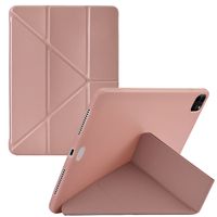 imoshion Coque tablette Origami iPad Air 11 pouces (2024) M2 / Air 5 (2022) / Air 4 (2020) / Pro 11 (2018 / 2020 / 2021 / 2022) - Rose Dorée