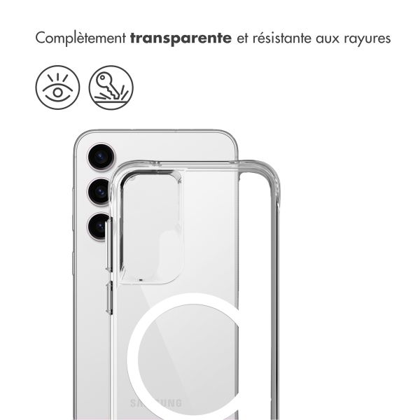 imoshion Coque Rugged Air MagSafe Samsung Galaxy S25 - Transparent