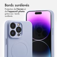 imoshion Coque Couleur avec MagSafe Apple iPhone 14 Pro Max - Lila