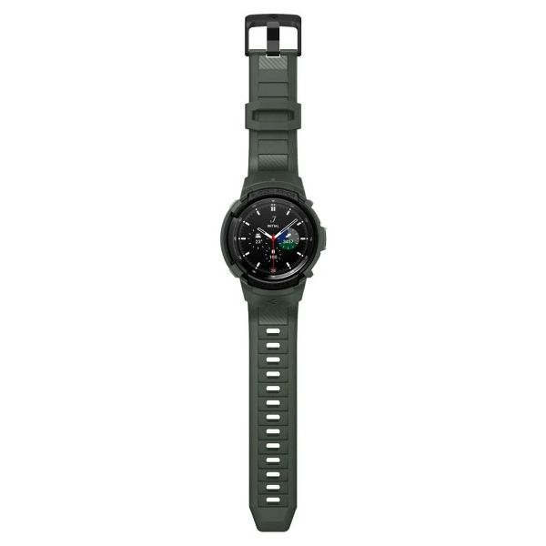 Spigen Rugged Armor™ Pro Case  Samsung Galaxy Watch 4 - 46 mm - Military Green