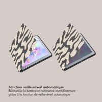 Selencia Coque tablette Vivid Apple iPad 6 (2018) 9.7 pouces / iPad 5 (2017) 9.7 pouces - Art Wave Black