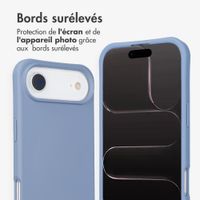 imoshion Coque arrière Color avec cordon amovible et MagSafe Apple iPhone Air - Ash Blue