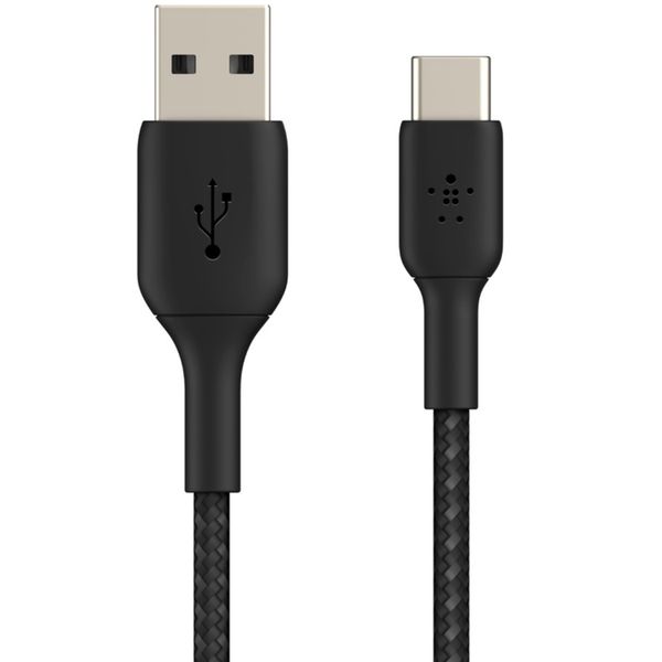 Belkin Boost↑Charge™﻿ Braided USB-C vers câble USB - 2 mètres -Noir