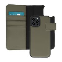 imoshion Étui portefeuille luxe 2-en-1 amovible Apple iPhone 12 (Pro) - Vert