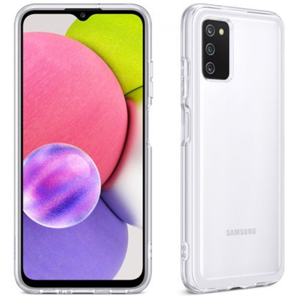 Samsung Original Coque Silicone Clear Galaxy A03s - Transparent