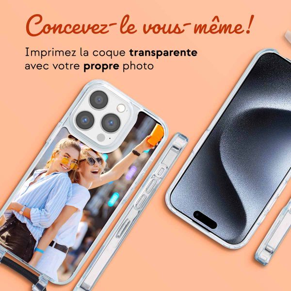 Concevez votre Coque MagSafe avec cordon amovible Apple iPhone 15 Pro - Transparent