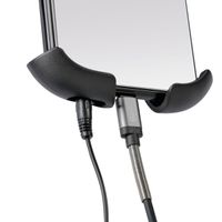 Lampa Smart Scooter Flow - Support de téléphone scooter - Fixation posurur rétroviseur et pare-brise - Noir