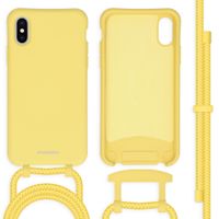 imoshion Coque de couleur avec cordon amovible iPhone X / Xs - Jaune